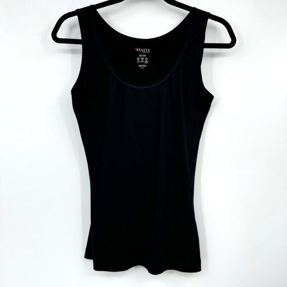 Spanx assets by Sarah Blakely  shape wear tank top womans plus size 1X Black - Picture 1 of 7
